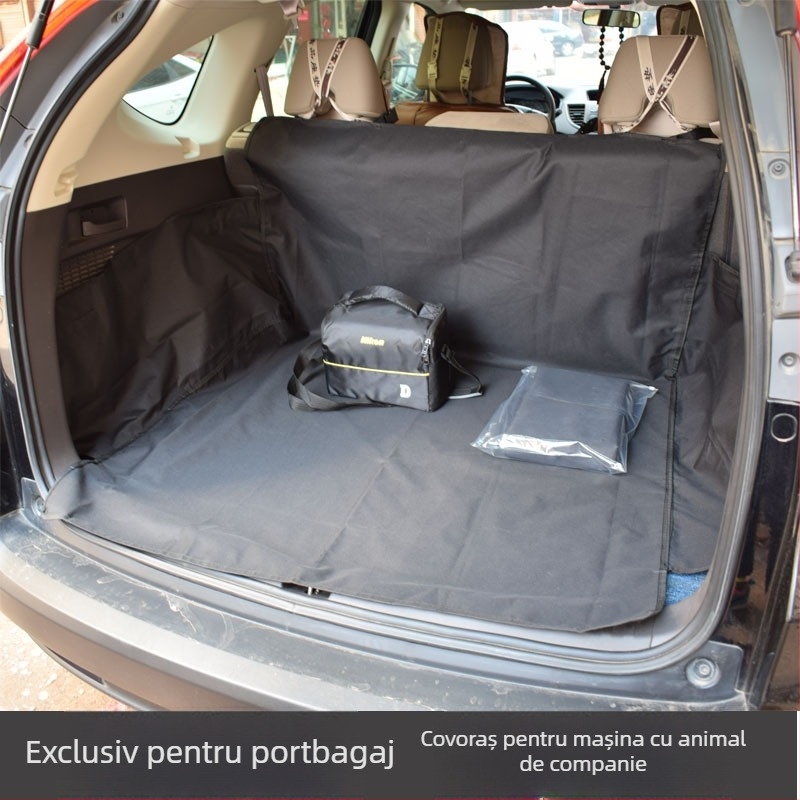 Covoraș auto pentru animale de companie — impermeabil Oxford, pernă/șezut pentru portbagaj SUV, câine