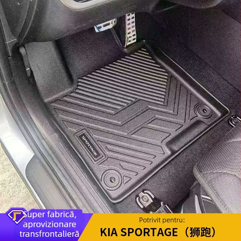 Covorase auto personalizate, specifice pentru KIA SPORTAGE, din TPE; imprimare logo; personalizare; model de vehicul specific; număr produs KIA SPORTAGE Sportage
