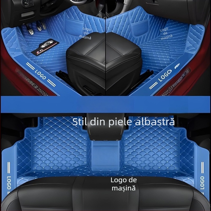 Covorașe din piele pentru podea auto, adaptate la modelul specific, compatibile cu mii de modele