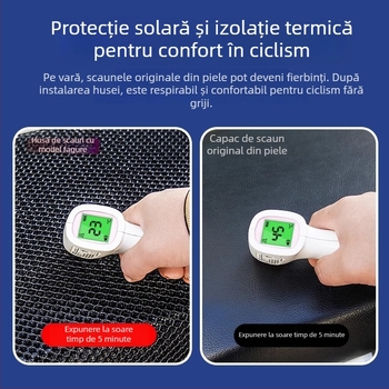 Husă de scaun de vehicul electric: impermeabilă, plasă de protecție solară, căptușeală groasă, izolație, pentru toate anotimpurile