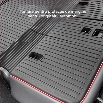 Covoraș portbagaj integrat pentru Tesla Model Y și Model 3, cu pernă pentru spate
