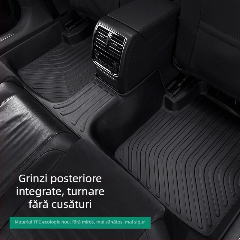 Covoraşe de podea Toyota Hilux / Revo / Vigo / Rocco, din cauciuc, fixare universală, imprimare logo disponibilă, personalizare