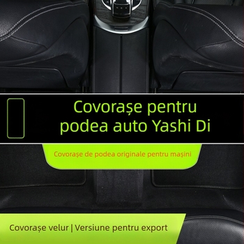Covorașe PVC pentru podea auto, rezistente la murdărie și uzură, cu bucle din sârmă sigilate la margine, brand Yashidi, pentru mașini speciale, finisaj velur, personalizare disponibilă