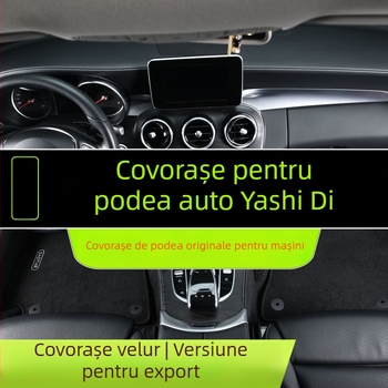 Covorașe PVC pentru podea auto, rezistente la murdărie și uzură, cu bucle din sârmă sigilate la margine, brand Yashidi, pentru mașini speciale, finisaj velur, personalizare disponibilă