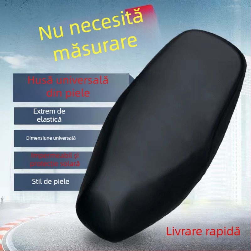 Husa de șa pentru biciclete electrice și motociclete, material PU, toate sezoanele, cod produs F0251, brand Count the Treasures