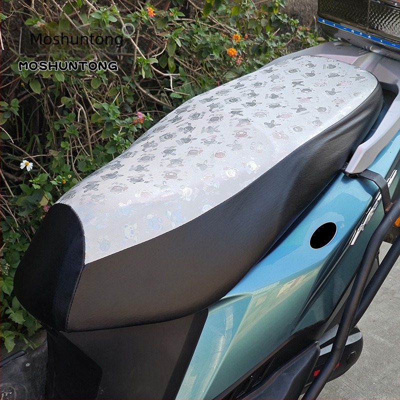 Husă pentru șa vehicul electric – PVC + PU, impermeabilă, UV protecție, pentru toate anotimpurile, pentru scuter și motocicletă – Moshuntong