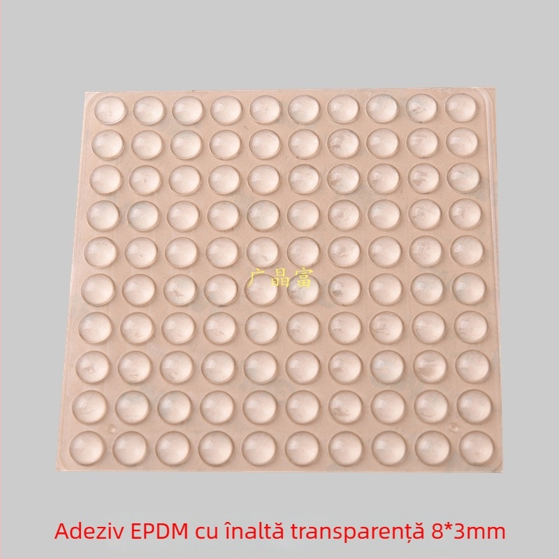 EPDM garnitură adezivă transparentă anti-coliziune pentru uși de dulap și ferestre — reducere zgomot, absorbție a șocurilor, garnitură antiderapantă; potrivită pentru electronice, mobilier, seturi de ceai, obiecte de artizanat; origine: China continentală