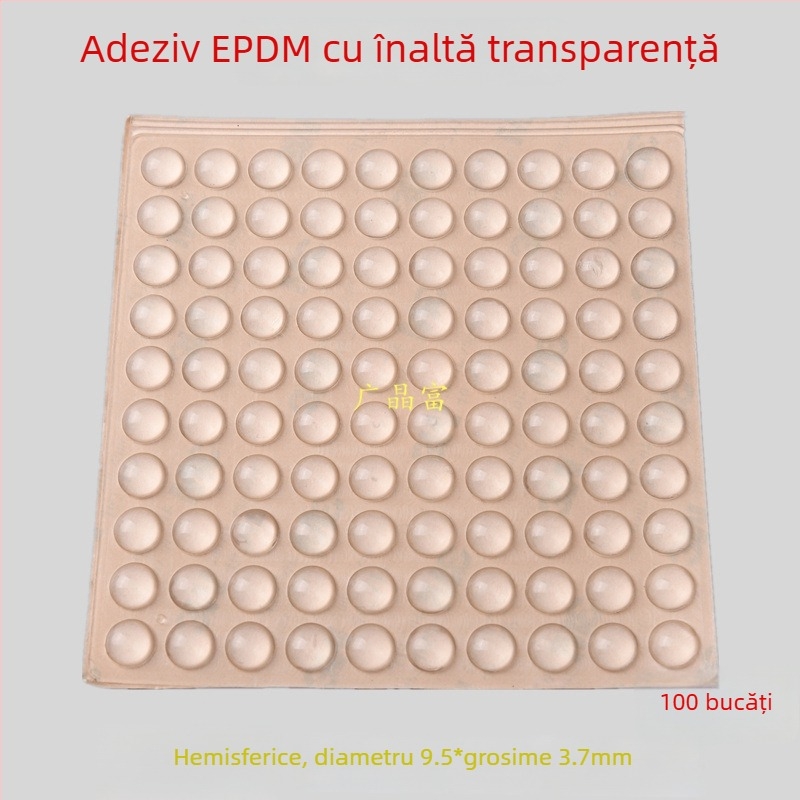 EPDM garnitură adezivă transparentă anti-coliziune pentru uși de dulap și ferestre — reducere zgomot, absorbție a șocurilor, garnitură antiderapantă; potrivită pentru electronice, mobilier, seturi de ceai, obiecte de artizanat; origine: China continentală