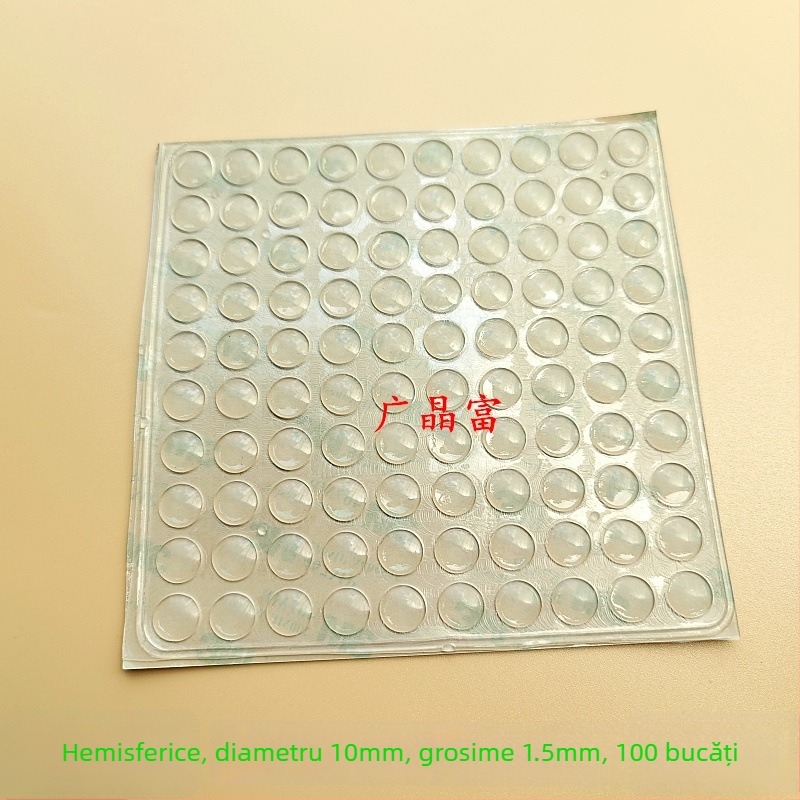 EPDM garnitură adezivă transparentă anti-coliziune pentru uși de dulap și ferestre — reducere zgomot, absorbție a șocurilor, garnitură antiderapantă; potrivită pentru electronice, mobilier, seturi de ceai, obiecte de artizanat; origine: China continentală