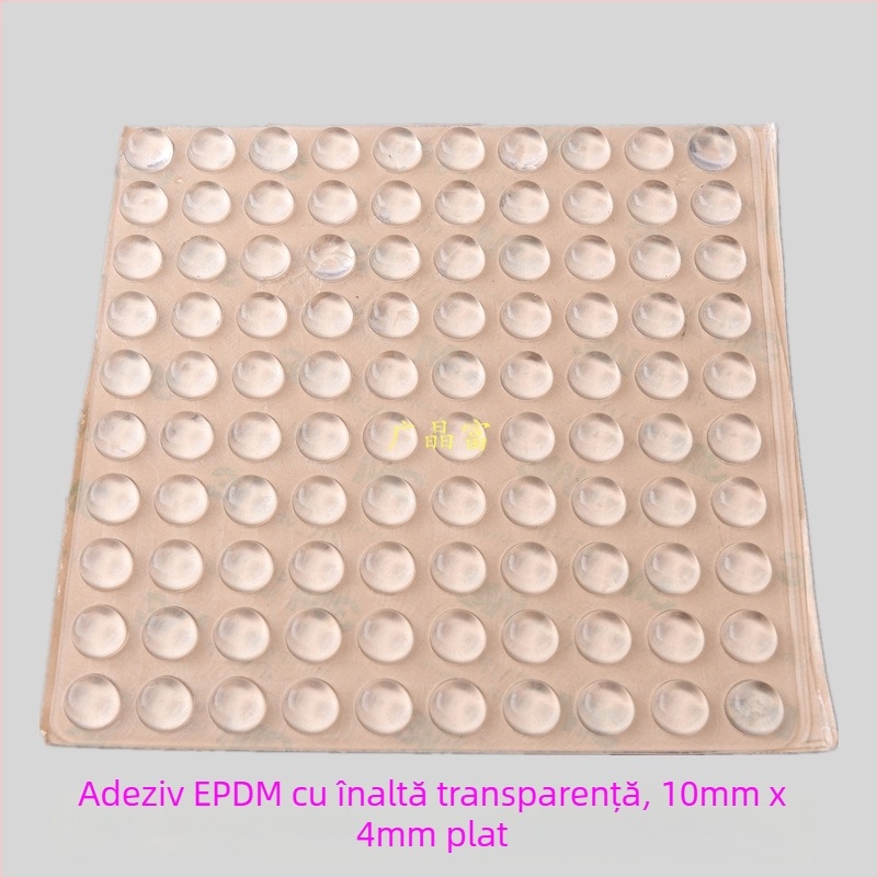 EPDM garnitură adezivă transparentă anti-coliziune pentru uși de dulap și ferestre — reducere zgomot, absorbție a șocurilor, garnitură antiderapantă; potrivită pentru electronice, mobilier, seturi de ceai, obiecte de artizanat; origine: China continentală