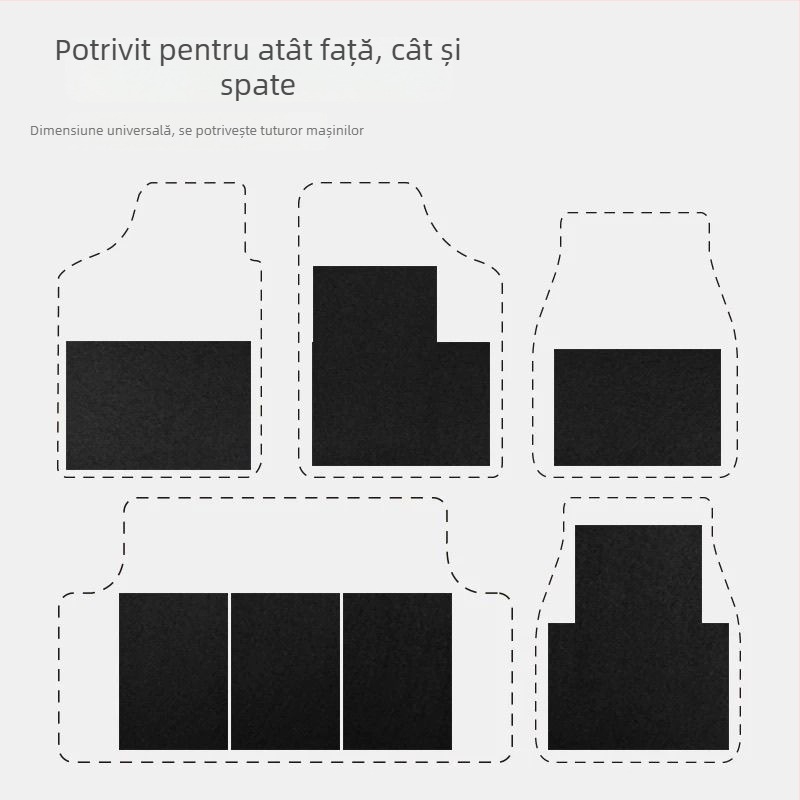 Covorașe pentru podea auto din lână, pentru Audi A6L, grosime 20 mm, greutate 10 kg