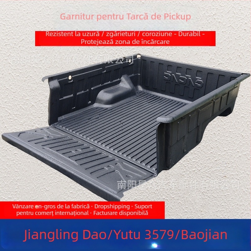 Covor de protecție pentru podeaua lada de încărcare a camionului – antiderapant, a doua generație îmbunătățită, Model: Pickup Truck Cargo Box Treasure, Nr. produs 20220726NP07RM, Brand: xz, Personalizare disponibilă