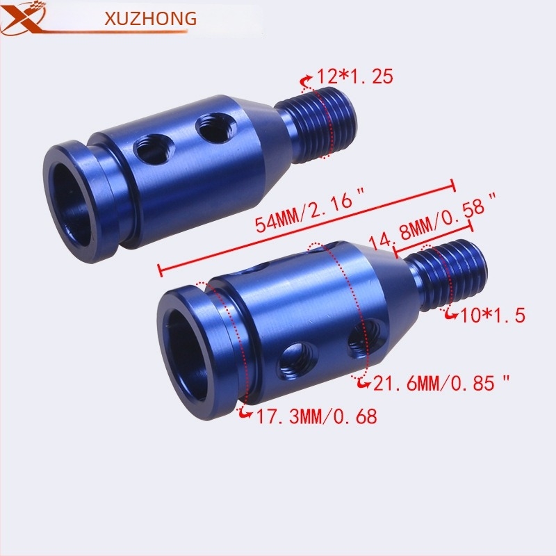 Asahi 008 adaptor pentru maneta de schimbare a vitezelor, convertor de șuruburi 12x1.25 și 10x1.5, pentru modele generale