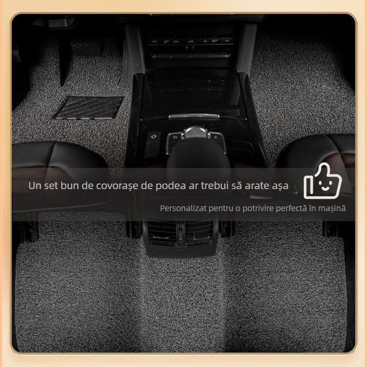 Covorașe auto din PVC, universale pentru Audi A6L, grosime 20 mm, greutate 10 kg