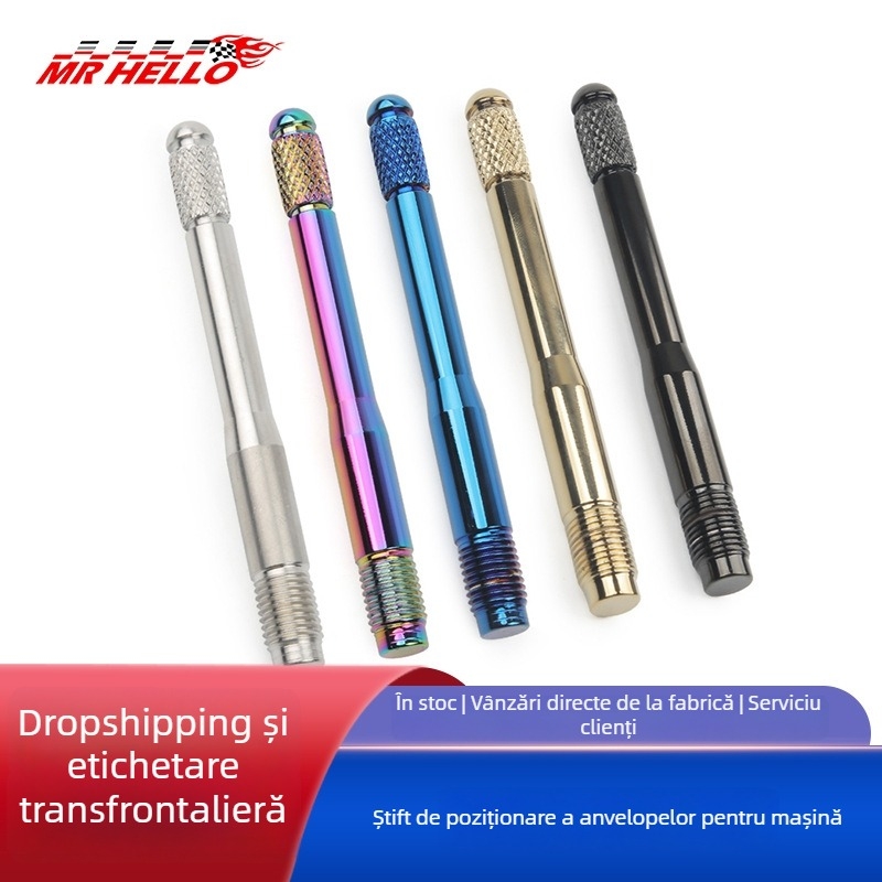 Pin de poziționare pentru butucul de roată – oțel inoxidabil, compatibil cu filete M14x1.5 și M14x1.25