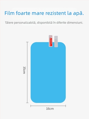 Film impermeabil pentru camioane | Material PET, design dreptunghiular, model Rainproof film