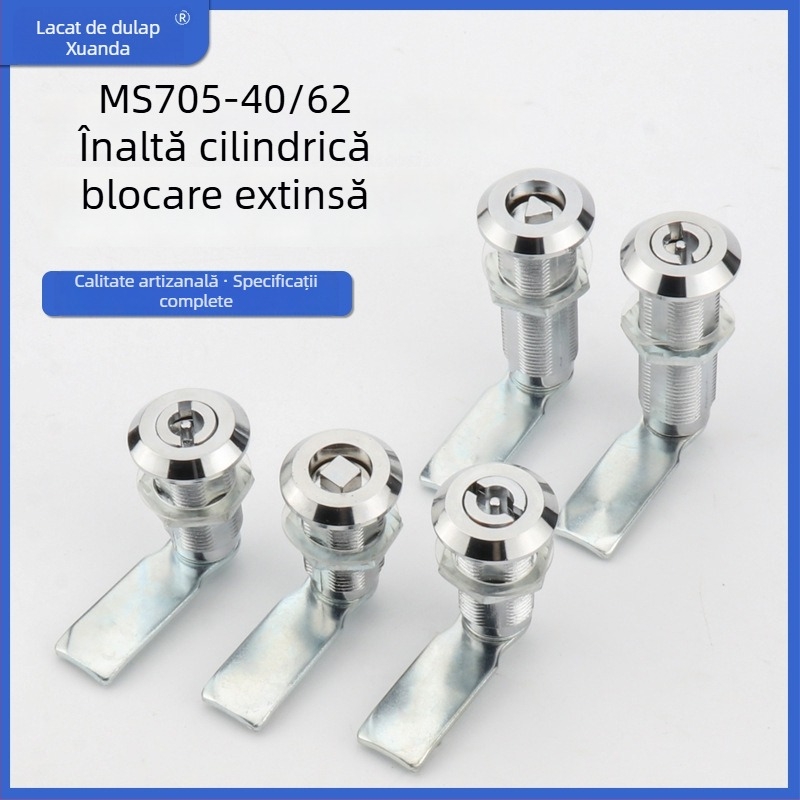 MS705-40-62 Încuietoare cu cheie — Încuietoare din aliaj de zinc pentru cutii electrice, cutii poștale și dulapuri de distribuție, brand Yida, stil modern minimalist