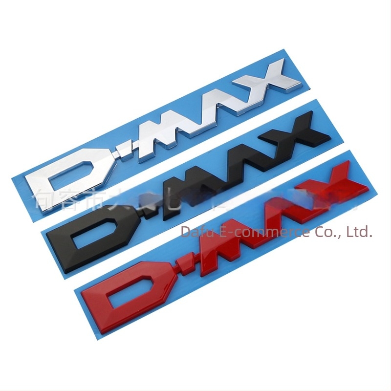 Etichetă 3D pentru bara spate Isuzu DMAX – ABS material original, OEM