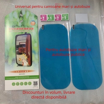 Film hidrofug pentru oglinda retrovizoare pentru camioane și autobuze – membrană PET, universal, seria GFD54120, procesare personalizabilă, etichetă privată licențiată