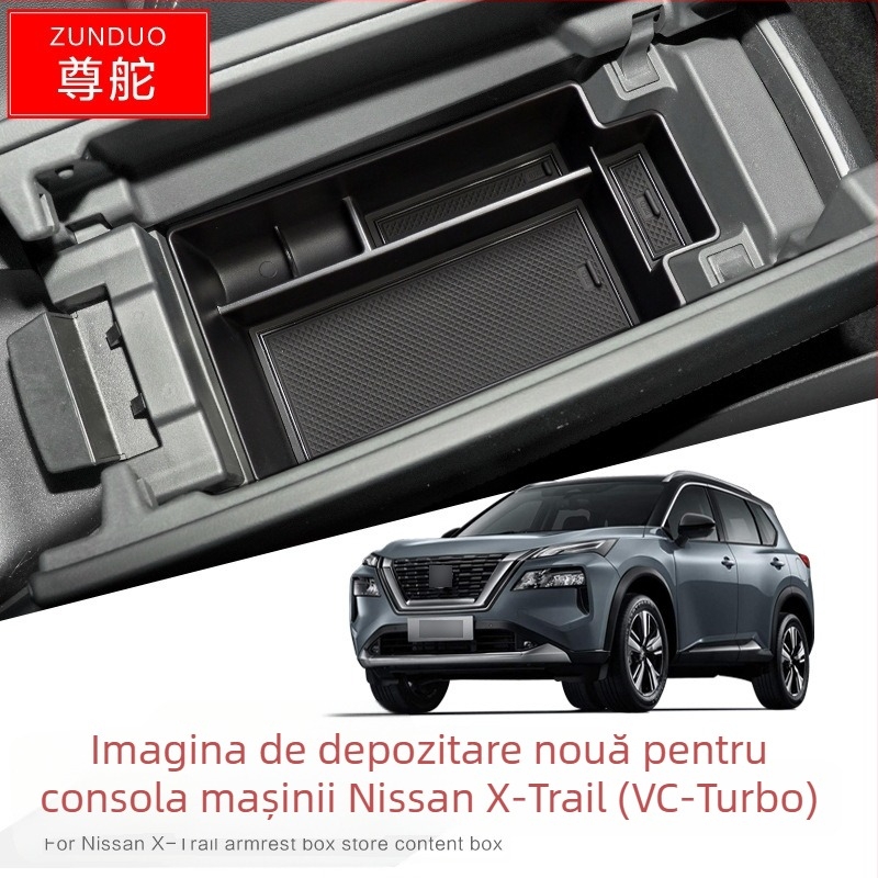 Nissan Qijun Cutie depozitare pentru consola centrală, din plastic, impermeabilă, personalizabilă, cu mâner, marcă Zun rudder