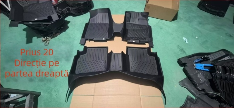 Covorașe de podea TPE pentru Prius – gamă întreagă, rezistente la uzură, îngroșate, cu margini înalte, design integrat dintr-un singur element, material ecologic