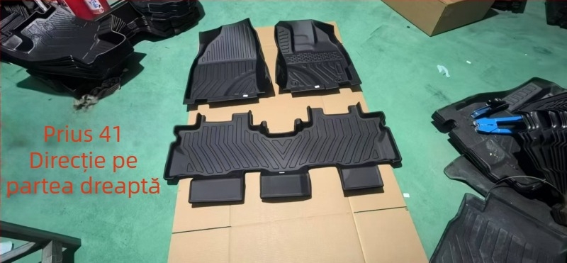 Covorașe de podea TPE pentru Prius – gamă întreagă, rezistente la uzură, îngroșate, cu margini înalte, design integrat dintr-un singur element, material ecologic