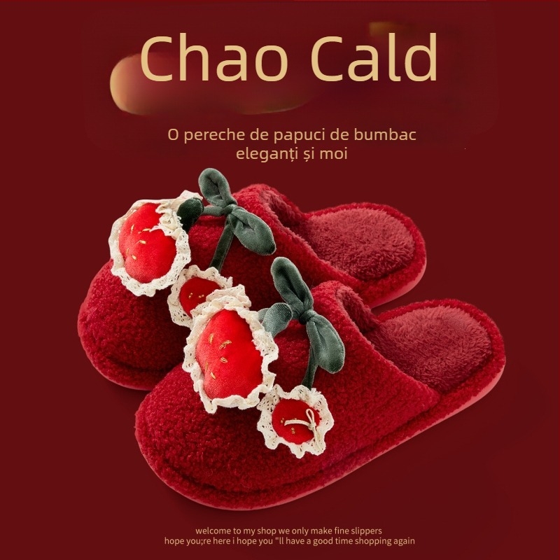 Papuci de casă cu partea superioară denim, talpă PVC, călduroase, design Toe Cap