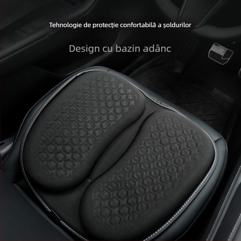 Perne de scaun auto, universal pentru toate anotimpurile, pernă pentru șofer dintr-o singură bucată, husă de scaun, material gel, umplutură din bumbac, respirabil