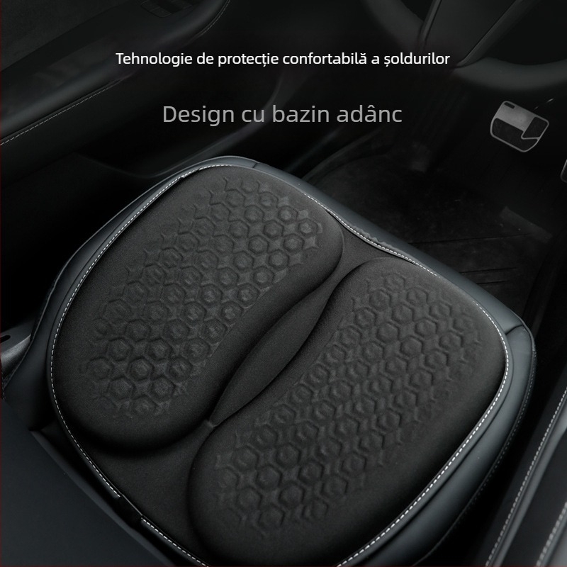 Perne de scaun auto, universal pentru toate anotimpurile, pernă pentru șofer dintr-o singură bucată, husă de scaun, material gel, umplutură din bumbac, respirabil