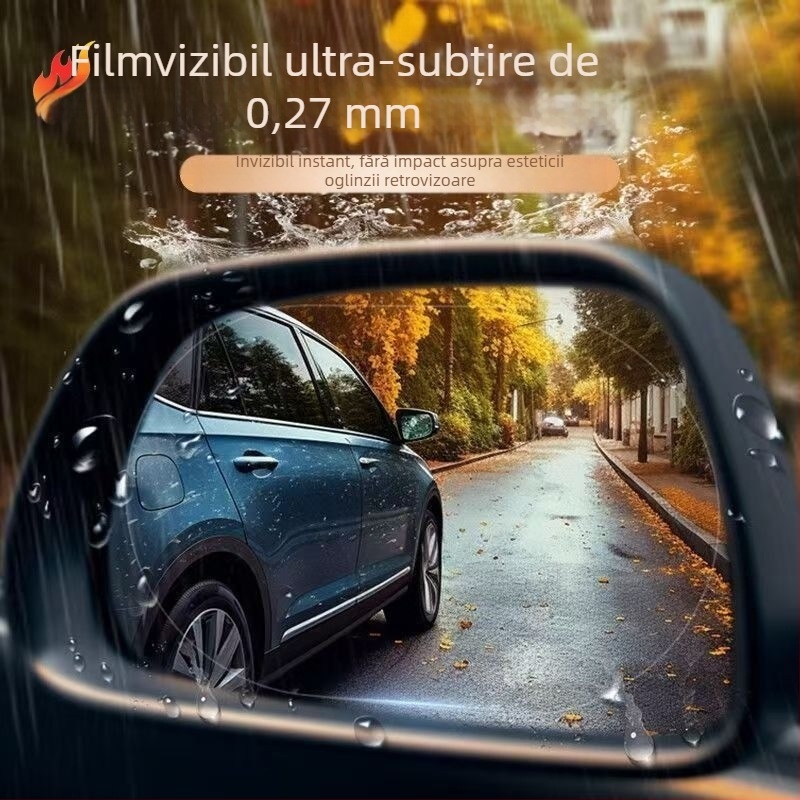Mo yun Oglindă retrovizoare auto – Film impermeabil pentru oglindă, Anti-ceață, Universal