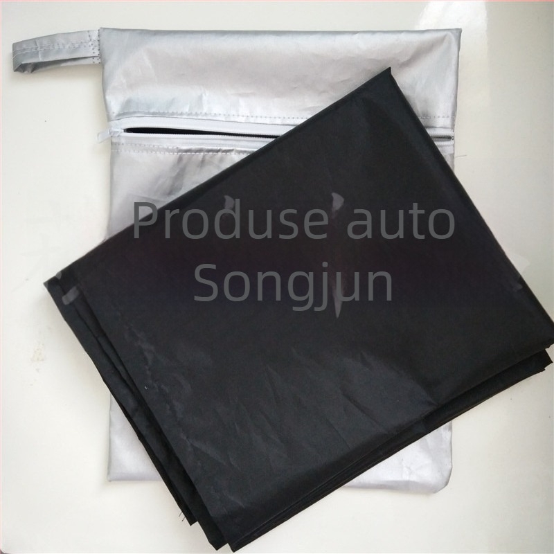 Acoperire magnetică pentru parbriz iarna – protecție împotriva zăpezii și înghețului, acoperire jumătate de mașină, țesătură 210T cu acoperire argintie, greutate 0,16 kg, personalizabilă, compatibilă cu mai multe modele