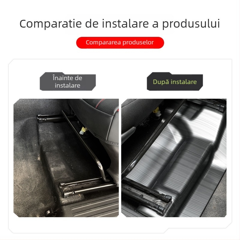 Placă anti lovire sub scaun pentru Suzuki Jimny JB74/JB64/JC74 AT, ABS, stil semiînchis, suporturi pentru picioare din TPE injectat, personalizare disponibilă