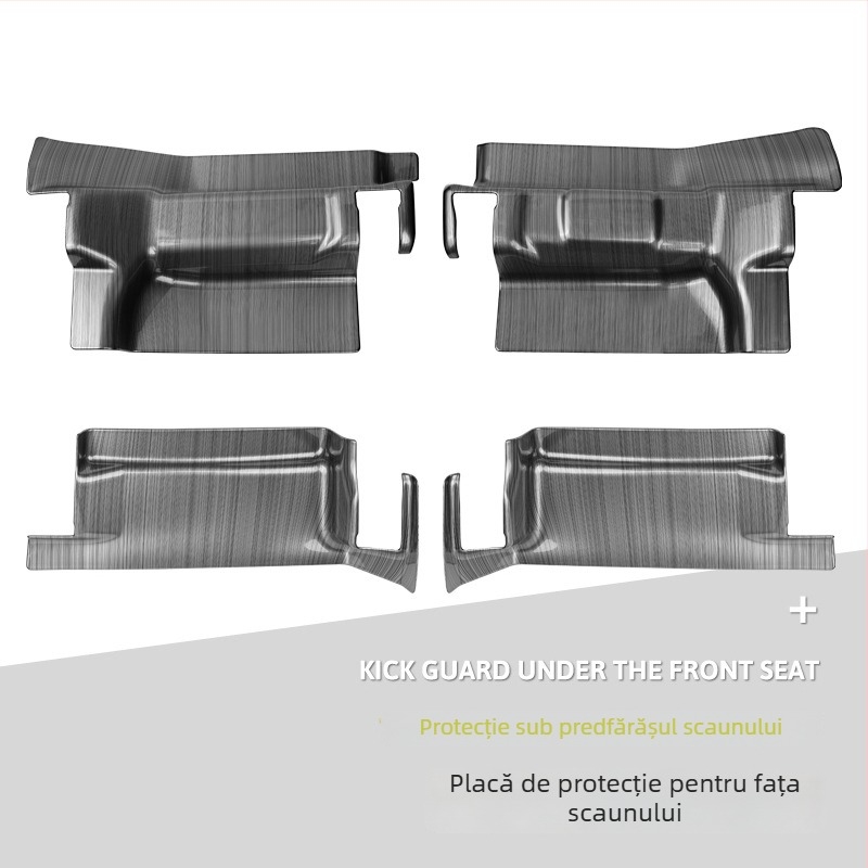 Placă anti lovire sub scaun pentru Suzuki Jimny JB74/JB64/JC74 AT, ABS, stil semiînchis, suporturi pentru picioare din TPE injectat, personalizare disponibilă