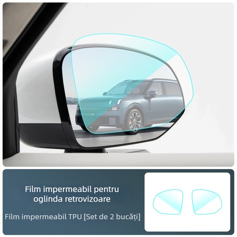 Film antifog și rezistent la ploaie pentru oglinda retrovizoare Lynk & Co 900