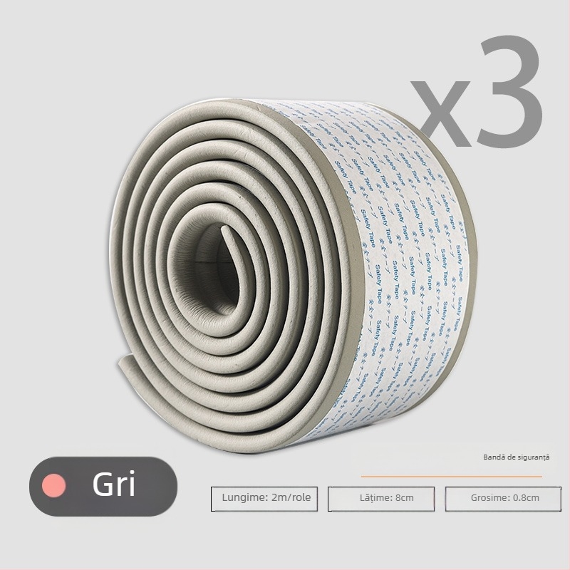 Covorașe de podea pentru cămin cu benzi antiderapante și pedale pentru scări — TPES material, imprimare digitală, stil minimalist pentru camera copiilor