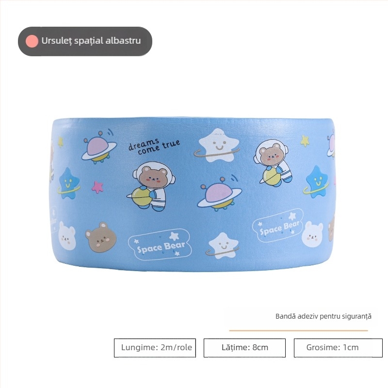 Covorașe de podea pentru cămin cu benzi antiderapante și pedale pentru scări — TPES material, imprimare digitală, stil minimalist pentru camera copiilor