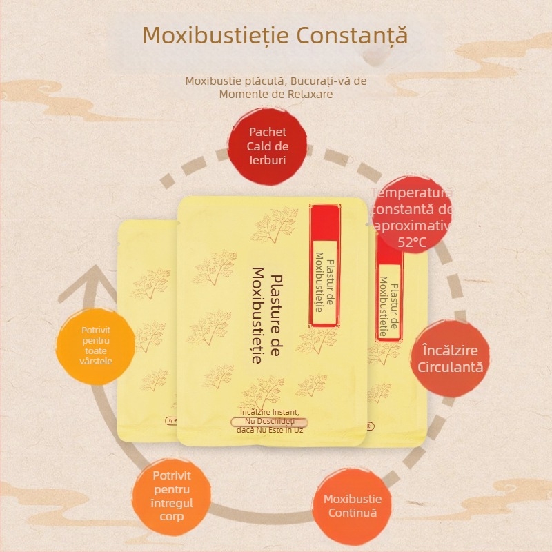 Plăstr de moxoterapie cu Artemisia, dreptunghiular, model 056, cod 023