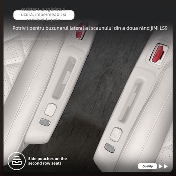 Cutie laterală din silicon pentru Zhiji LS9 — pentru scaunele din al doilea rând, compatibilă cu 26 de configurații, accesoriu auto