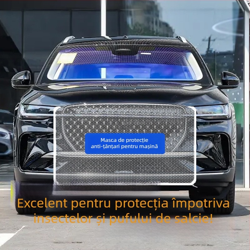 Plasă protectoare pentru radiatorul mașinii, protecție împotriva insectelor și prafului; filtru pentru puf de salcie și plop; plasă antiinsecte pentru geam