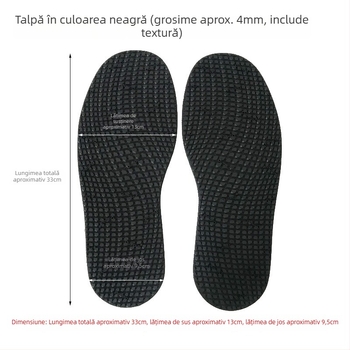 Plăcuță de reparații a talpii pentru pantofi — autocolant pentru întreaga talpă, cauciuc de vită, antiderapant, durabil, pentru toate anotimpurile