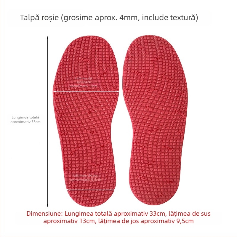 Plăcuță de reparații a talpii pentru pantofi — autocolant pentru întreaga talpă, cauciuc de vită, antiderapant, durabil, pentru toate anotimpurile