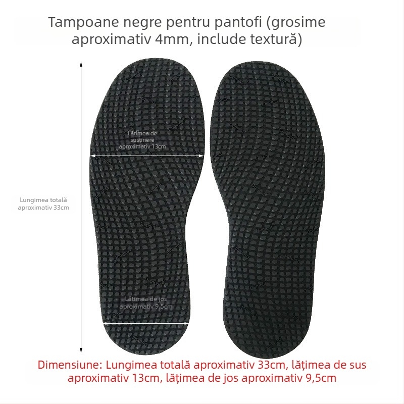 Plăcuță de reparații a talpii pentru pantofi — autocolant pentru întreaga talpă, cauciuc de vită, antiderapant, durabil, pentru toate anotimpurile