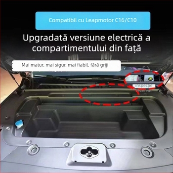 Cutie de depozitare în portbagajul frontal pentru Leapmotor C10/C16 – versiune electrică, kit de modificare all-in-one, din plastic, personalizabil, cu imprimare de logo