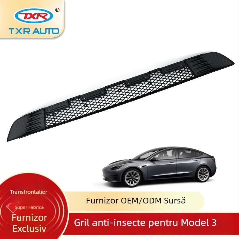 TXR Plasă anti insecte pentru orificiul de aer al Tesla Model 3 – capac de protecție