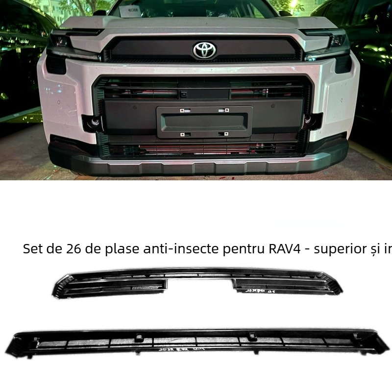 Compatibil cu 26 de modele Toyota RAV4 – plasă anti-insecte pentru grila centrală, protecție radiator și condensator, modificare