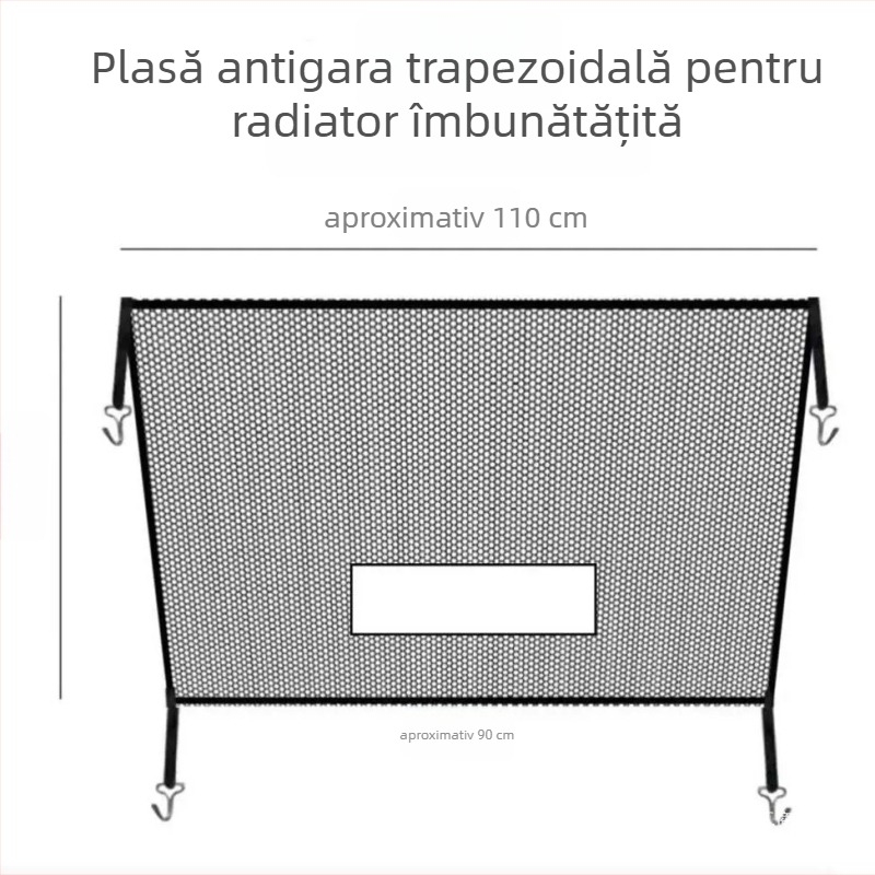 Plasă protectoare anti-țânțari pentru mașină/SUV, formă trapezoidală pentru rezervor de apă, plasă universală împotriva insectelor (Brand: Qt; Material: Other; Lățime: Other; Deschidere: Other; Diametru fir: Other)