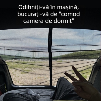 CHISHAN Plasă antițânțari pentru portbagaj SUV — plasă din nailon, montaj magnetic, universal