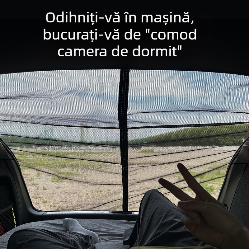 CHISHAN Plasă antițânțari pentru portbagaj SUV — plasă din nailon, montaj magnetic, universal