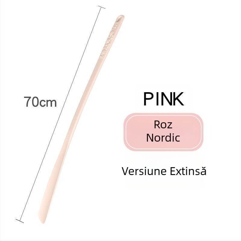 Corn de pantofi din plastic, lung, pentru încălțarea pantofilor fără a te apleca — pentru vârstnici, femei însărcinate și oameni leneși