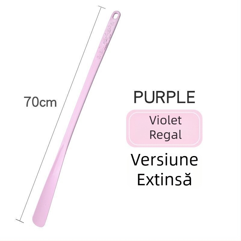 Corn de pantofi din plastic, lung, pentru încălțarea pantofilor fără a te apleca — pentru vârstnici, femei însărcinate și oameni leneși